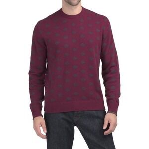 GREYSON Cashmere Spring Garden Tomahawk Sweater Burgundy Maroon Men's Sz XL NWT!